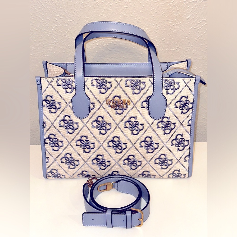 GUESS Tote Bag | Travel Bag  with Top Handles and Detachable/Adjustable Strap